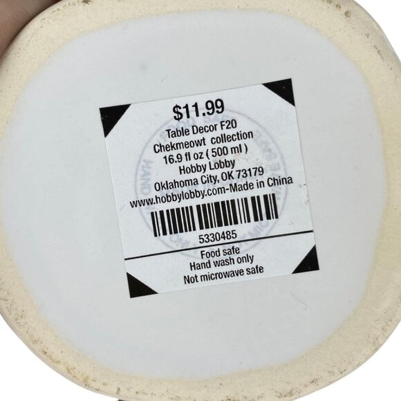 Pink Leopard "Work Hard Be Nice" Coffee Cup Shoe-Shaped Spoon Rest Set - Picture 4 of 6